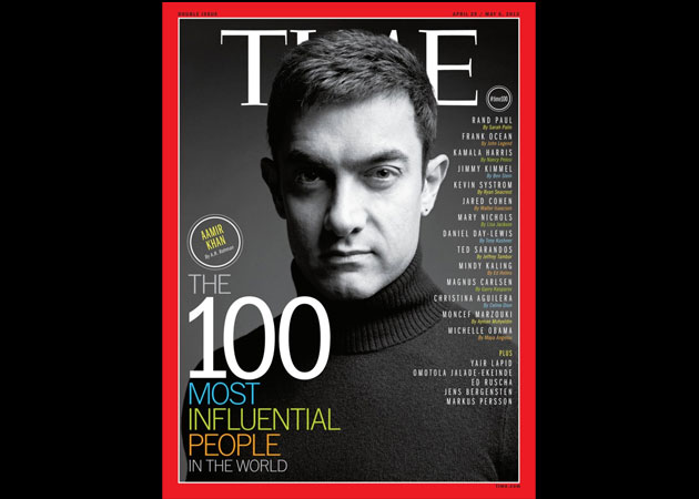 Aamir Khan is one of Time magazine's 100 Most Influential People 