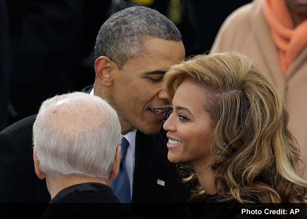 Was Beyonce singing live, or was it a recording? 