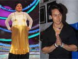 Bharti's Heroine-panti With Tiger Shroff on TV show bhartitigerthumb.jpg