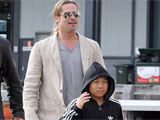 With Brad Pitt, son Pax on board a yacht named Ghost