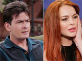 charlie sheen blasts lindsay lohan for being late on i anger management i sets