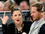 drew barrymore likes to make husband laugh