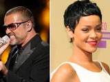george michael asks fans to imagine him to be rihanna
