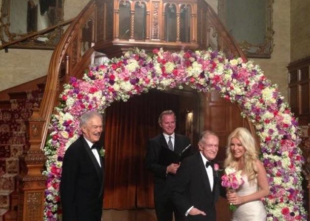 hefner wedding5 Playboy founder Hefner, 86, marries 26 year old