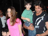 Are Hrithik and Sussanne the world's best parents? hrithik-sussanne-sonsthumb.jpg