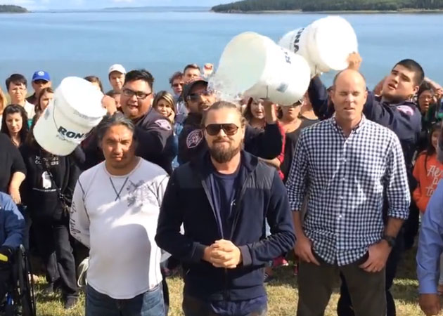 The actor has reportedly donated a hefty sum of money on behalf of his foundation. Leonardo DiCaprio Completes Ice Bucket Challenge