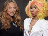 mariah carey renews feud with nicki minaj over eye shadow