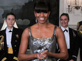oscars 2013 michelle obama announces i argo i s best picture win in silver naeem khan