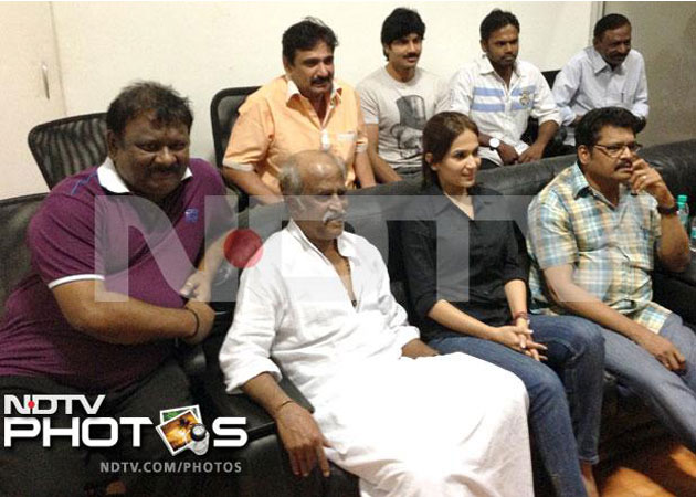 Rajinikanth watches edited copy of Kochadaiyaan