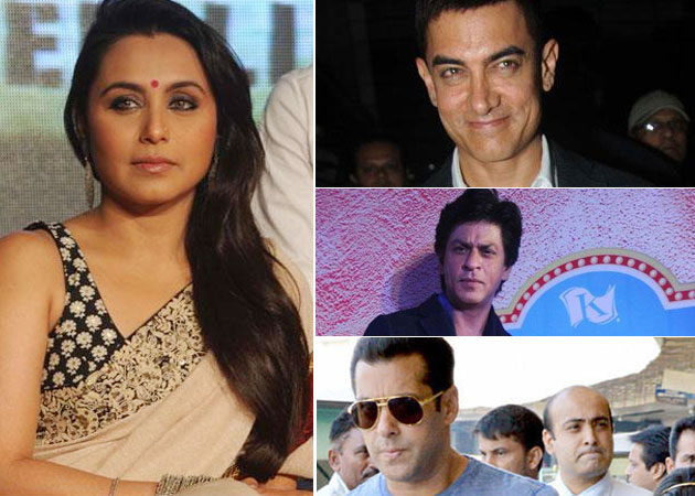 Rani Mukherji has a soft corner for Shah Rukh, Salman and Aamir