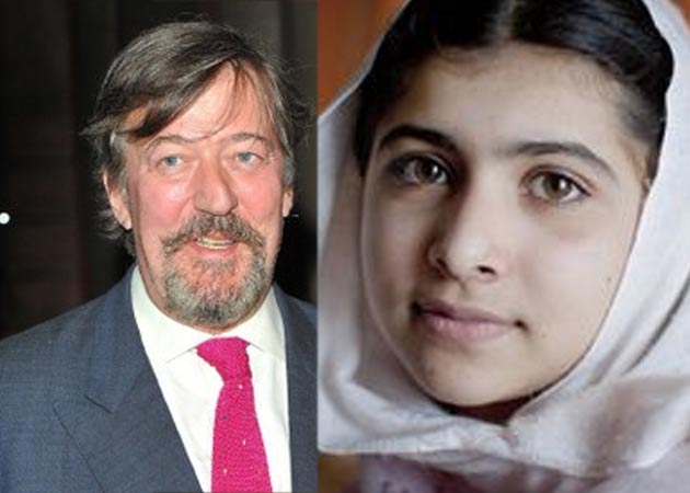 Stephen Fry supports Malala, asks fans to sign petition