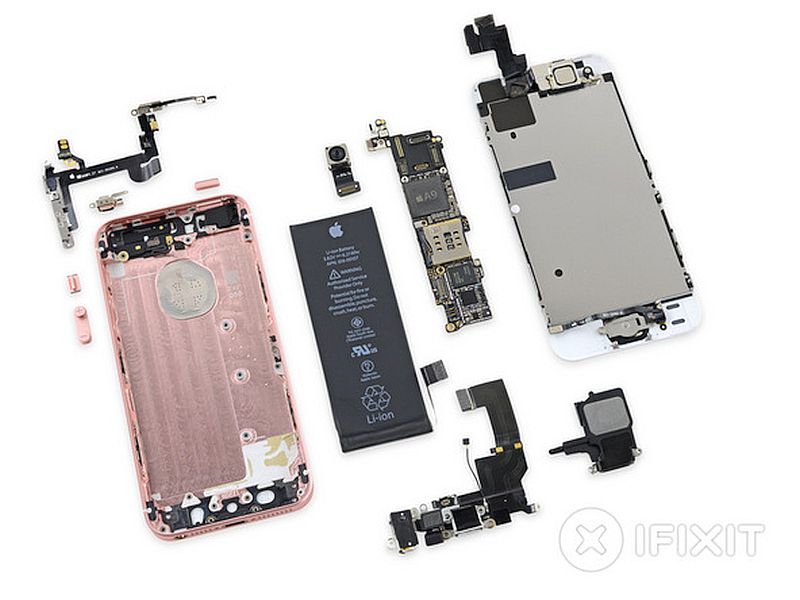 iPhone SE Packs Display Identical to iPhone 5s, Larger Battery: iFixit