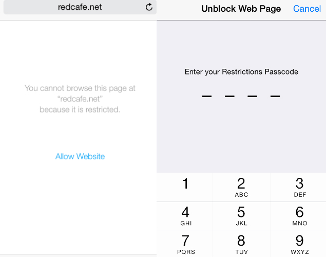 Howto Block Any Website On Your iPhone and iPad