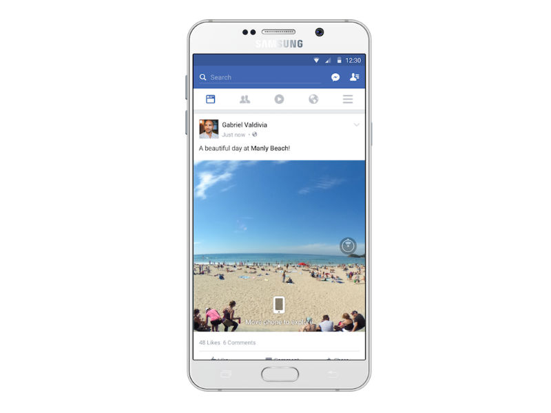 Facebook to Bring 360-Degree Photos to News Feeds Soon