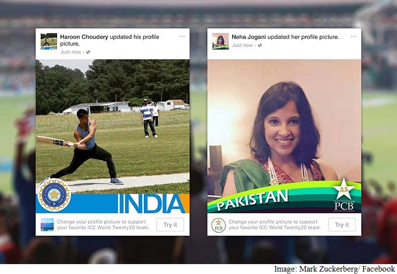 ICC World Cup 2016: Facebook's Profile Frames Feature Sees India, Pakistan Fans Unite
