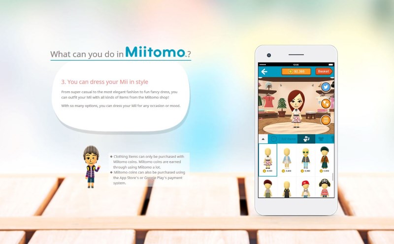Nintendo's Miitomo Hits Japan on March 17