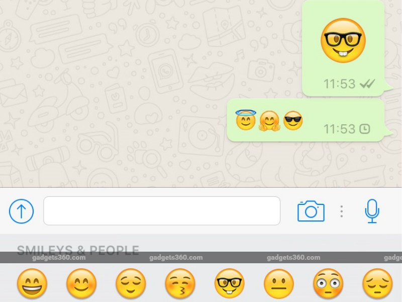 WhatsApp for iOS Gets Bigger Emojis, Ability to Delete Multiple Chats, and More