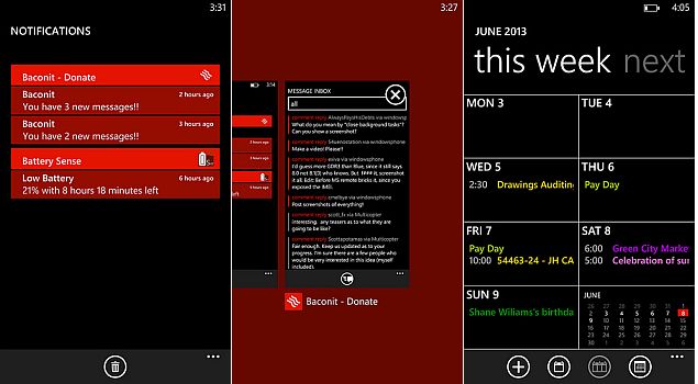 Windows Phone GDR3 with Notification center