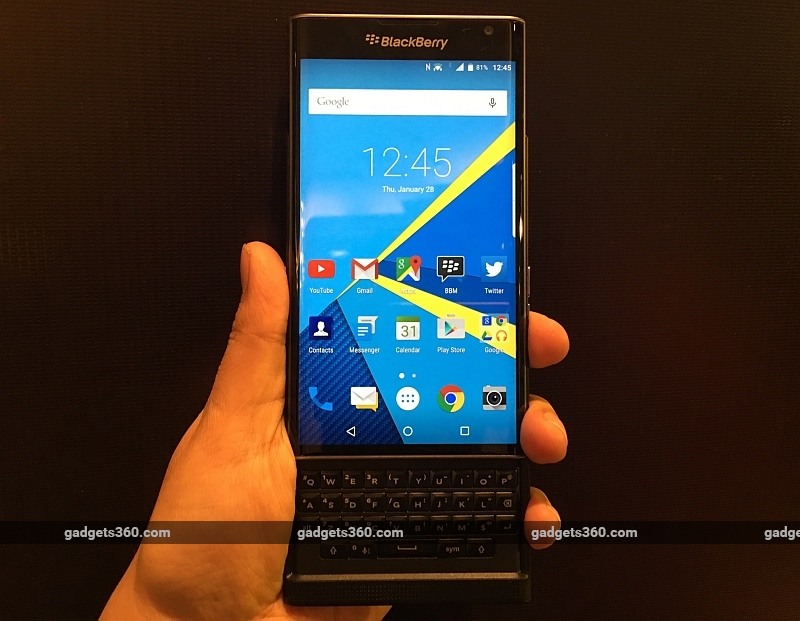 BlackBerry Priv Android Phone Launched in India: Price, Specifications, and More
