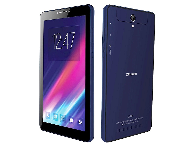 Celkon CT722 Tablet With 3G Support, 7-Inch Display Launched at Rs. 4,999