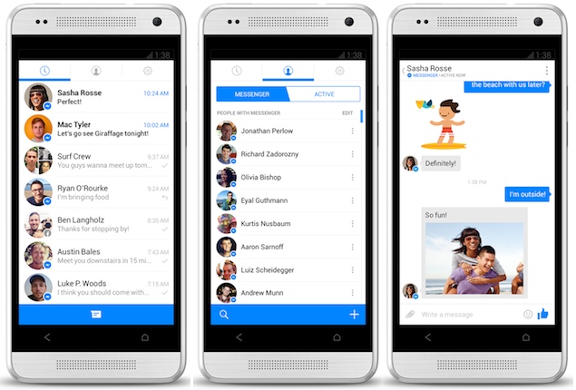 Facebook Messenger for Android with revamped user ...