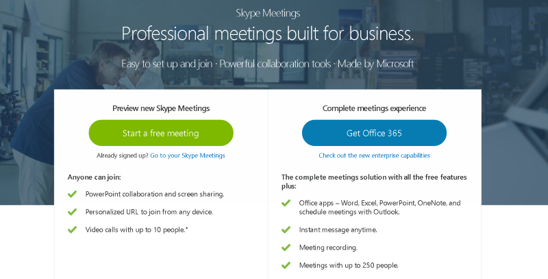 Microsoft Launches Web-Based Skype Meetings for Small Businesses