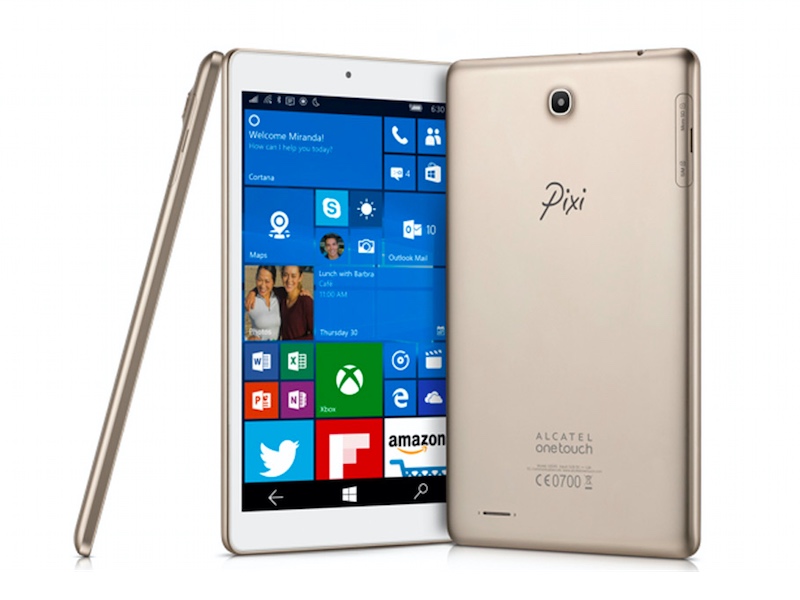 Alcatel OneTouch Pixi 3 Tablet With Windows 10 Mobile Unveiled Ahead of CES