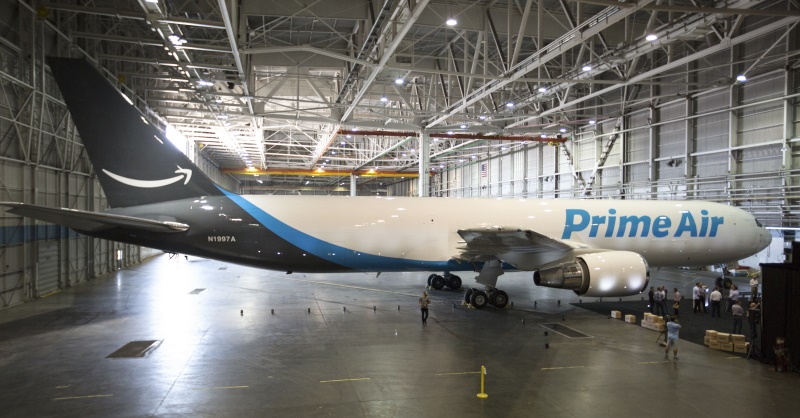 Amazon One is Amazon's First Branded Cargo Plane
