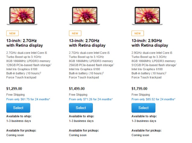 MacBook Air, 13-inch MacBook Pro Updated With Intel Broadwell Processors - NDTV