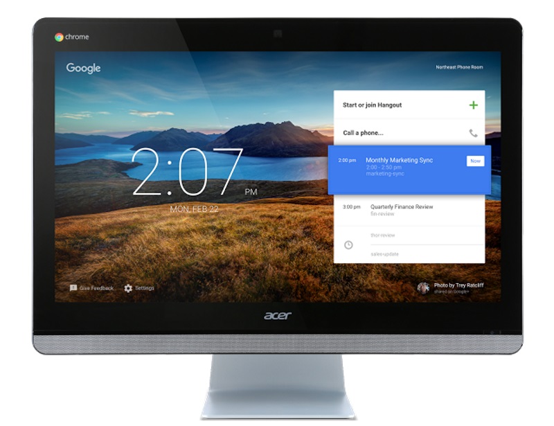 Google, Acer Unveil Chromebase for Meetings