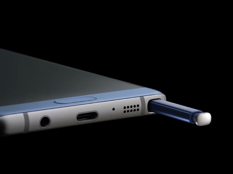 Samsung Galaxy Note 7's S Pen Stylus Cannot Be Inserted the Wrong Way