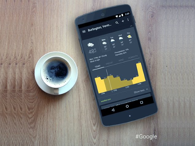 an update to its News &amp; Weather app for Android devices, with new ...