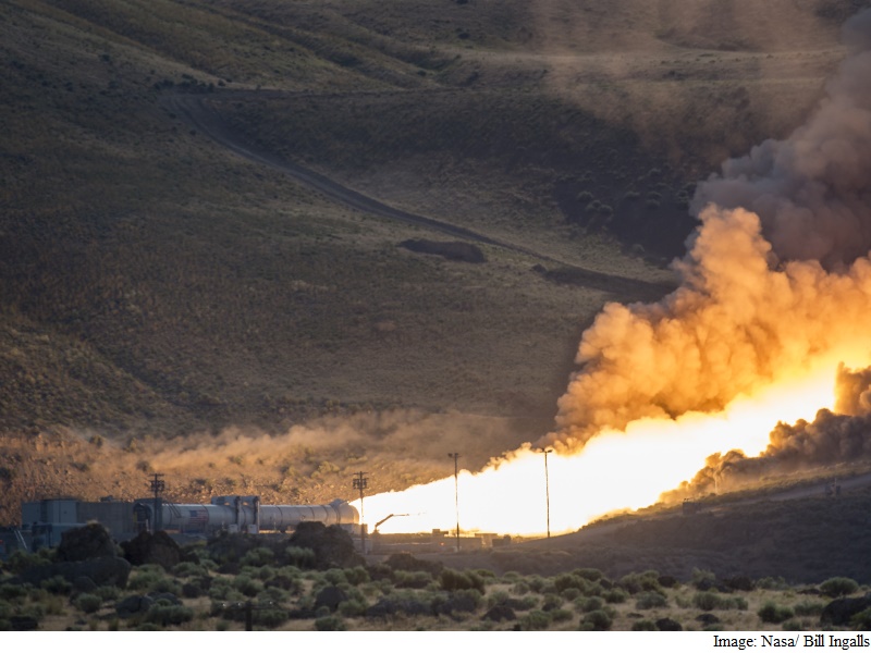 Nasa Test Fires Booster Rocket Intended to Hoist Astronauts Into True Outer Space
