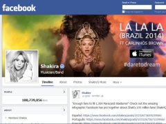 Shakira Becomes First Person to Get More Than 100 Million 'Likes' on Facebook shakira_facebook_screenshot_ndtv_small.jpg