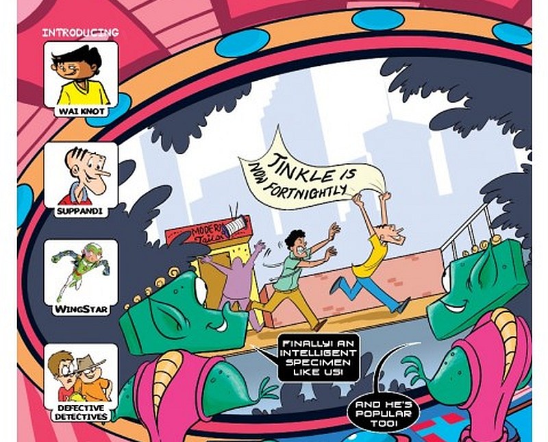 Tinkle Magazine Goes Fortnightly, Introduces New Character 'Wai Knot'