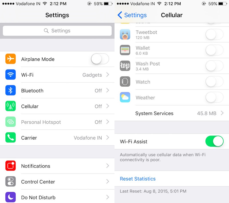 iOS 9's Wi-Fi Assist Can Lead to Massive Mobile Internet Bills