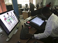 Digital Warriors Battle to Get African Games on Phones game_illustrator_working_reuters_small.jpg