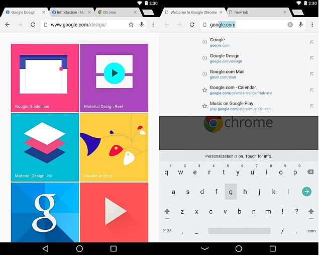 Google chrome app download for android phones