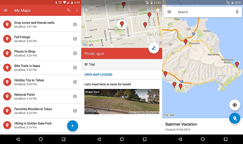 Google My Maps App Receives First Major Update Since 2014