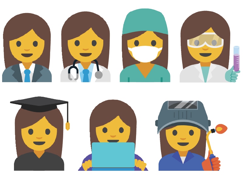 Google Proposes 13 New Emojis Dedicated to Professional Women