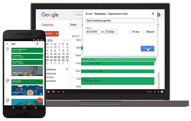 Google Brings Calendar Reminders to the Web