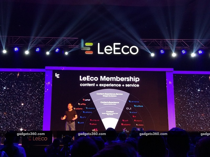 LeEco Unveils Its 'Supertainment' Services in India