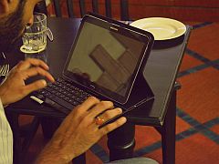 Logitech Launches Big Bang, Ultrathin Keyboard Folio Tablet Cases in India logitech_ultrathin_keyboard_folio_samsung_galaxy_tab_4_101_ndtv_small.jpg