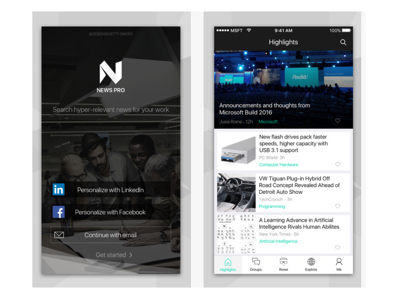 Microsoft News Pro Update Introduces 'Rowe' News Recommendation Bot