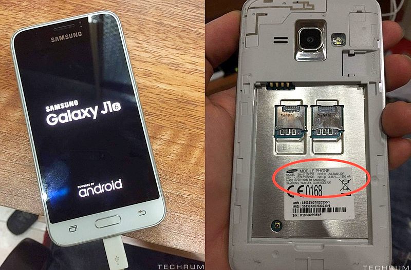 Samsung Galaxy J1 (2016) Images, Specifications Leaked