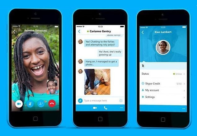 Skype   Iphone -  3