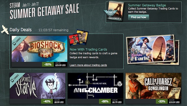 Steam Summer Getaway Sale offers big discounts on popular games