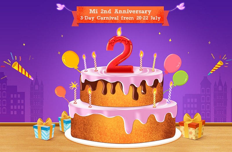 Xiaomi India's Mi 2nd Anniversary Sale Starts Today With Discounts, Re. 1 Flash Sales