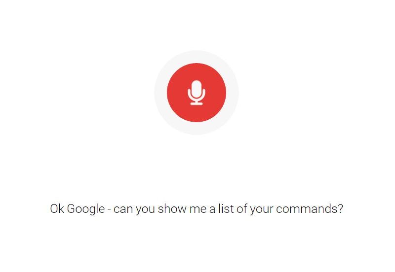 Complete List of 'Ok Google' Voice Commands Published