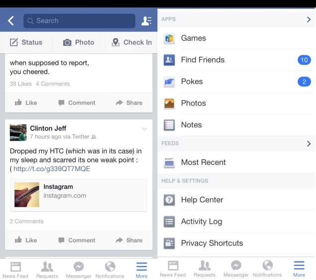 How to See Most Recent Facebook Posts on its iOS, Android Apps
